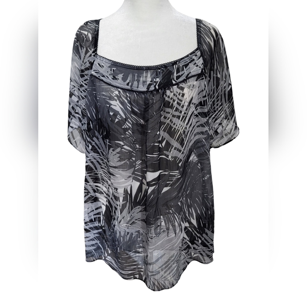 Lane Bryant Sheer Blouse
